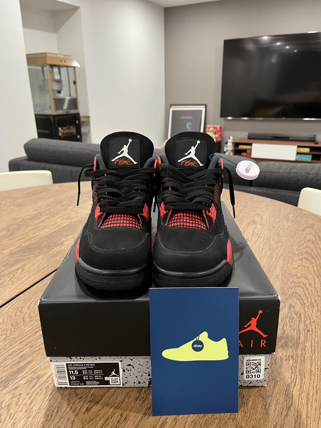 Jordan 4 Red Thunder Size 11.5 - photo 2