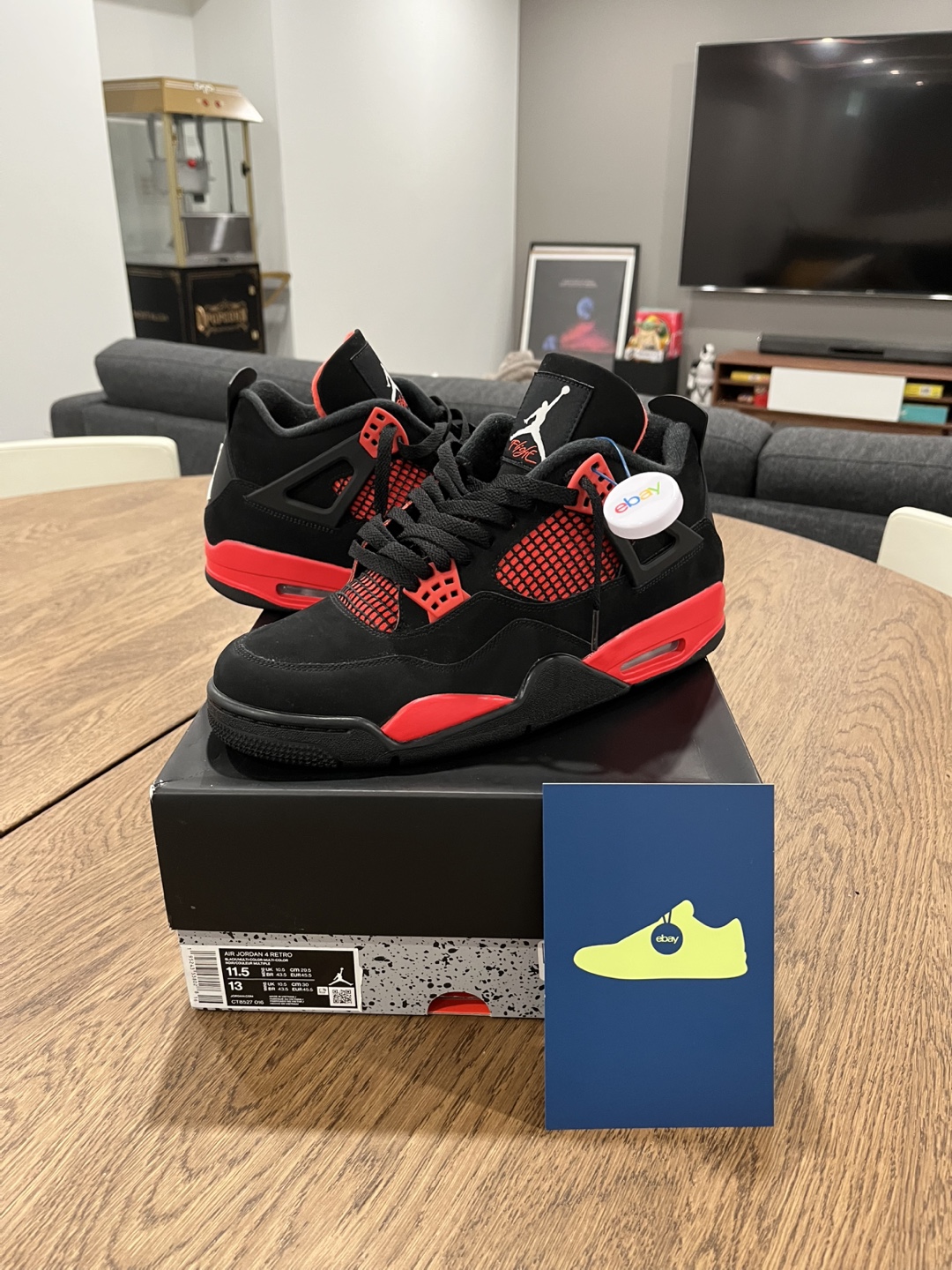 Jordan 4 Red Thunder Size 11.5