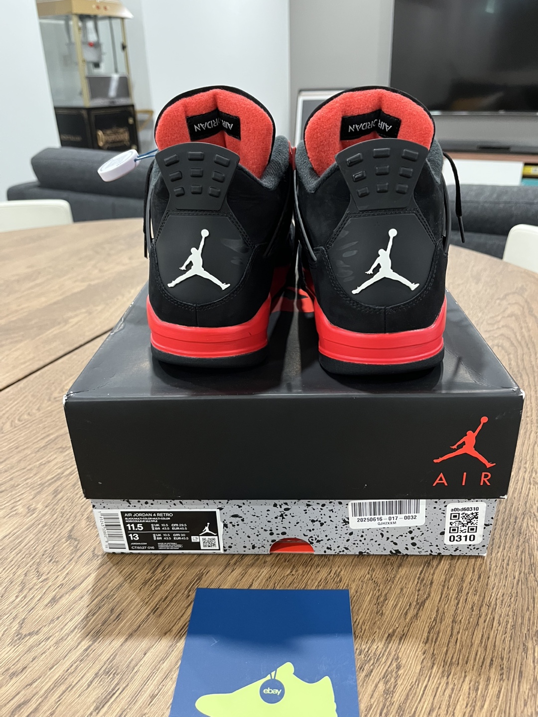 Jordan 4 Red Thunder Size 11.5 - photo 5