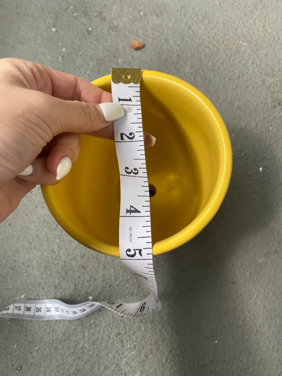 Yellow Ceramic Planter Pot with Saucer thumbnail