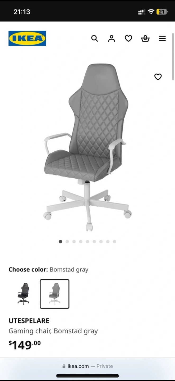 IKEA Office/Gaming Chair (Like New)