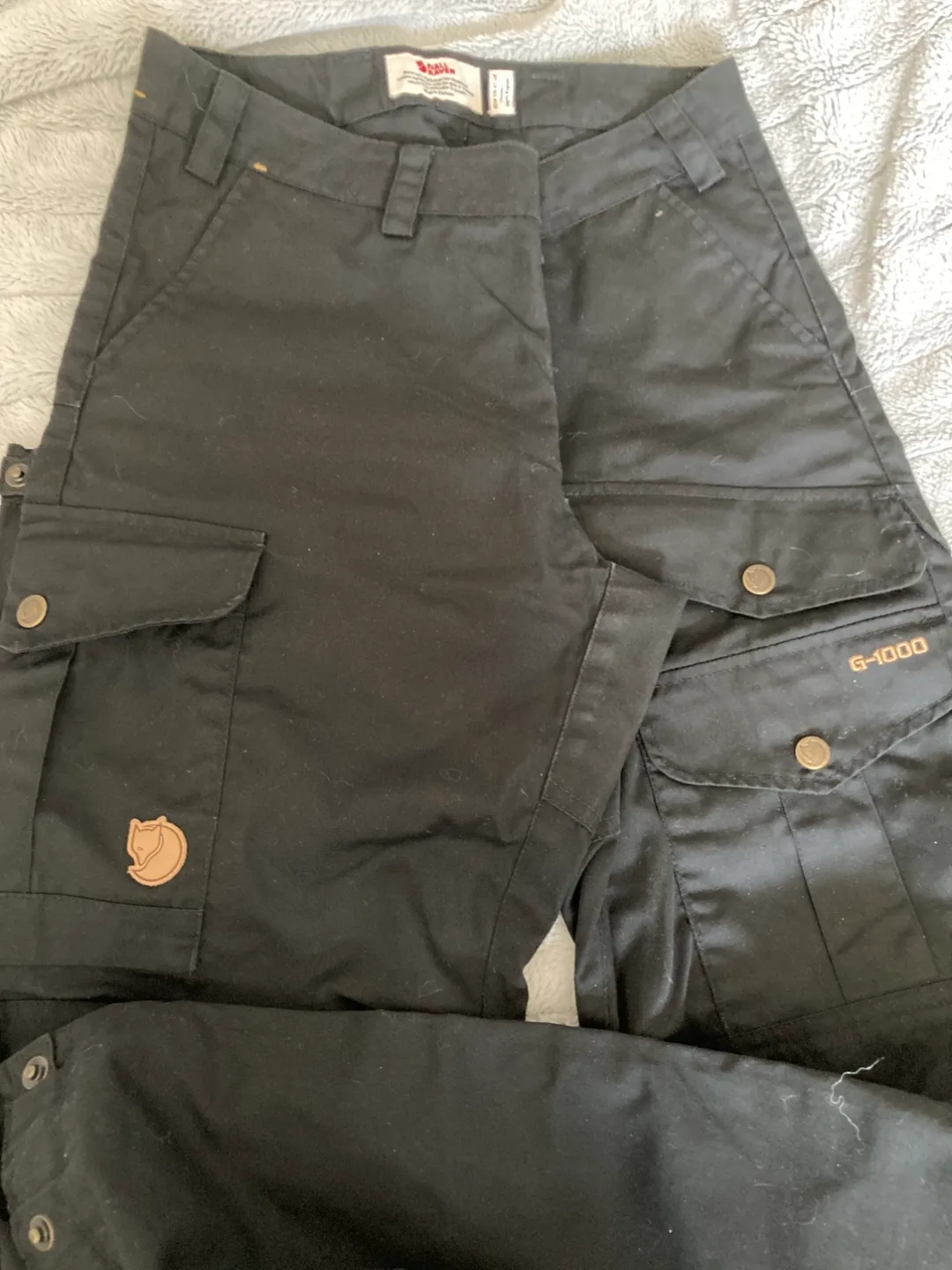 Fjallraven Black Cargo Pants image indicator(2)
