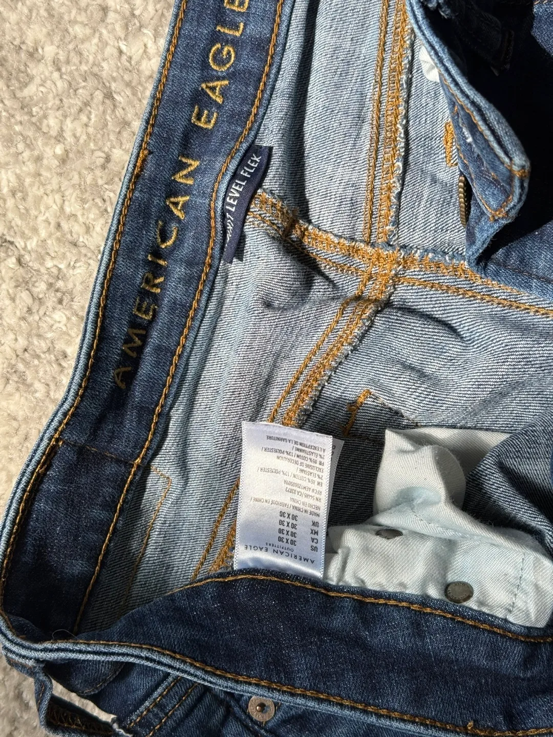 American Eagle Distressed Jeans image indicator(6)