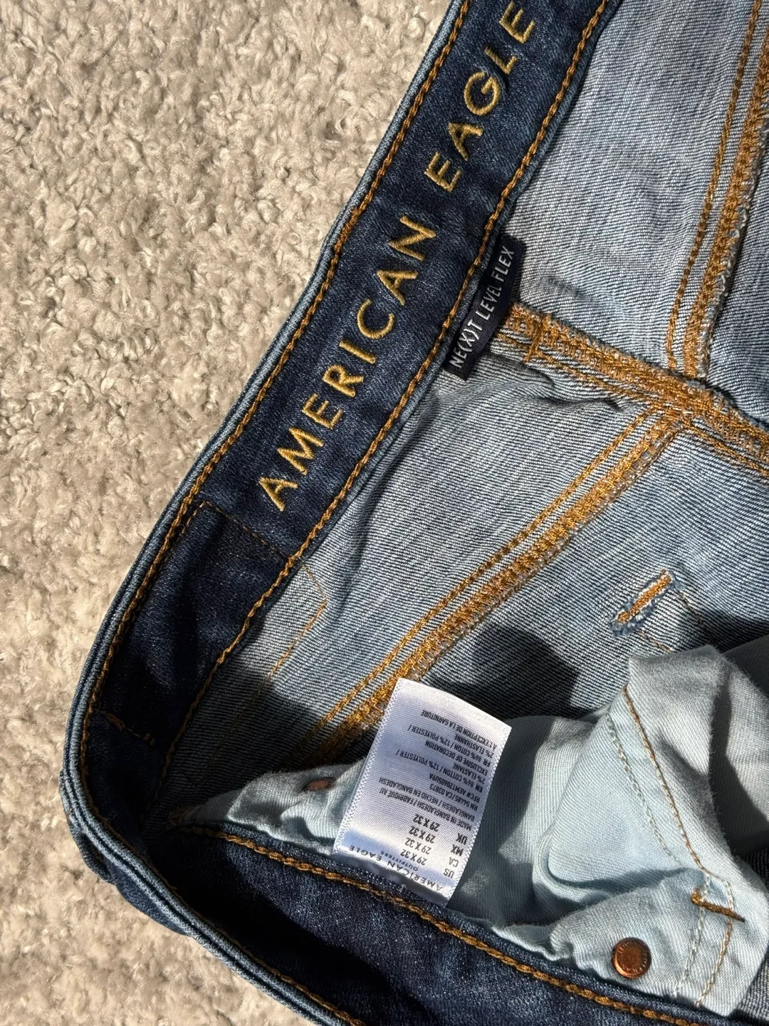 American Eagle Distressed Jeans image indicator(8)