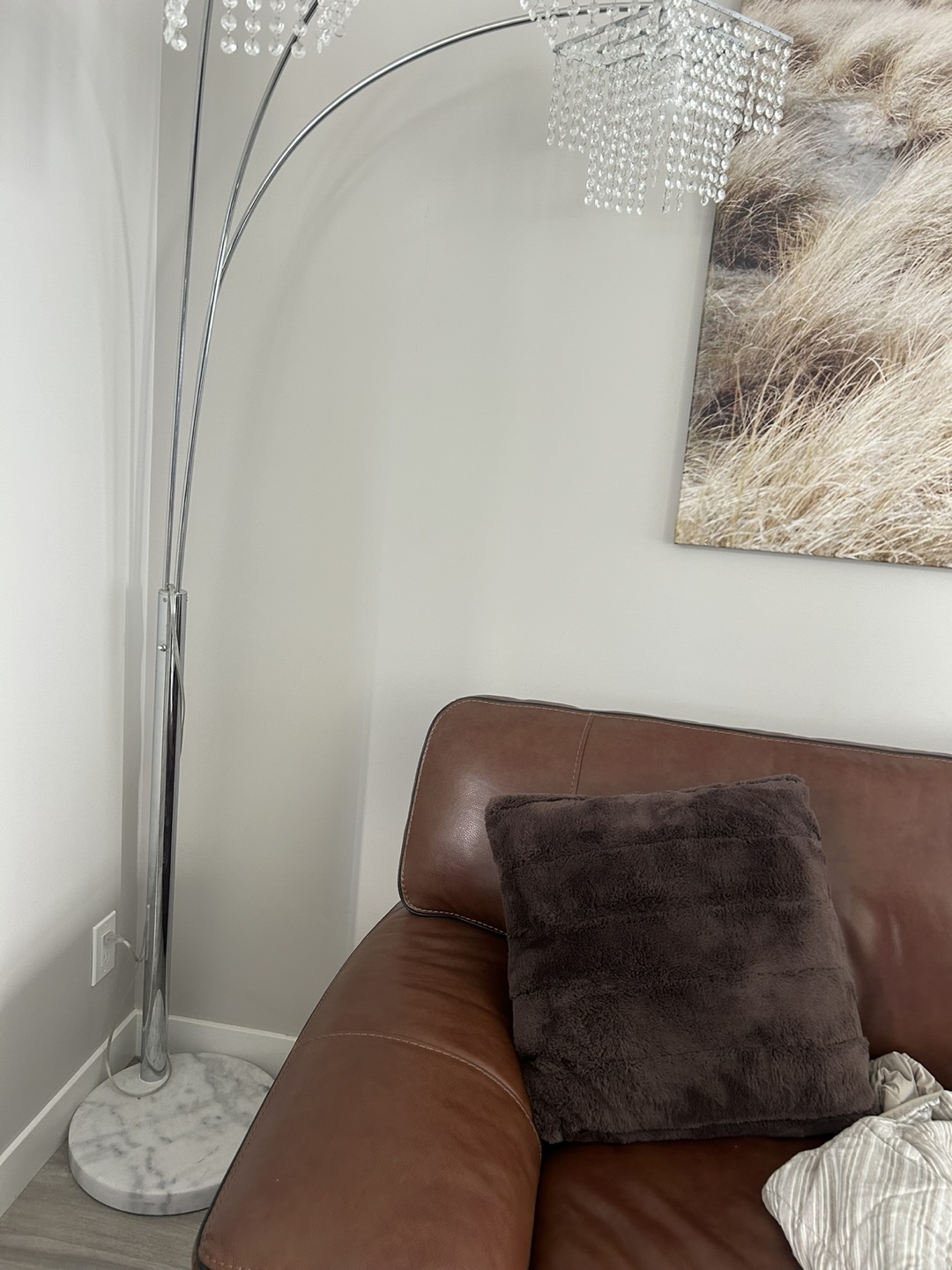 Triple-Light Crystal Floor Lamp - photo 4