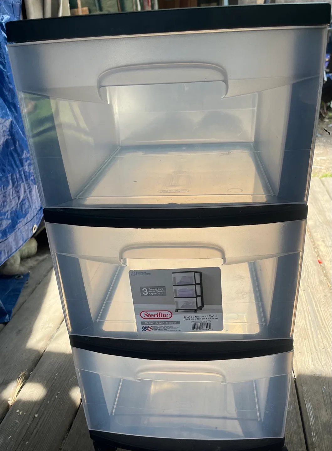 Sterilite 3 Drawer Cart thumbnail