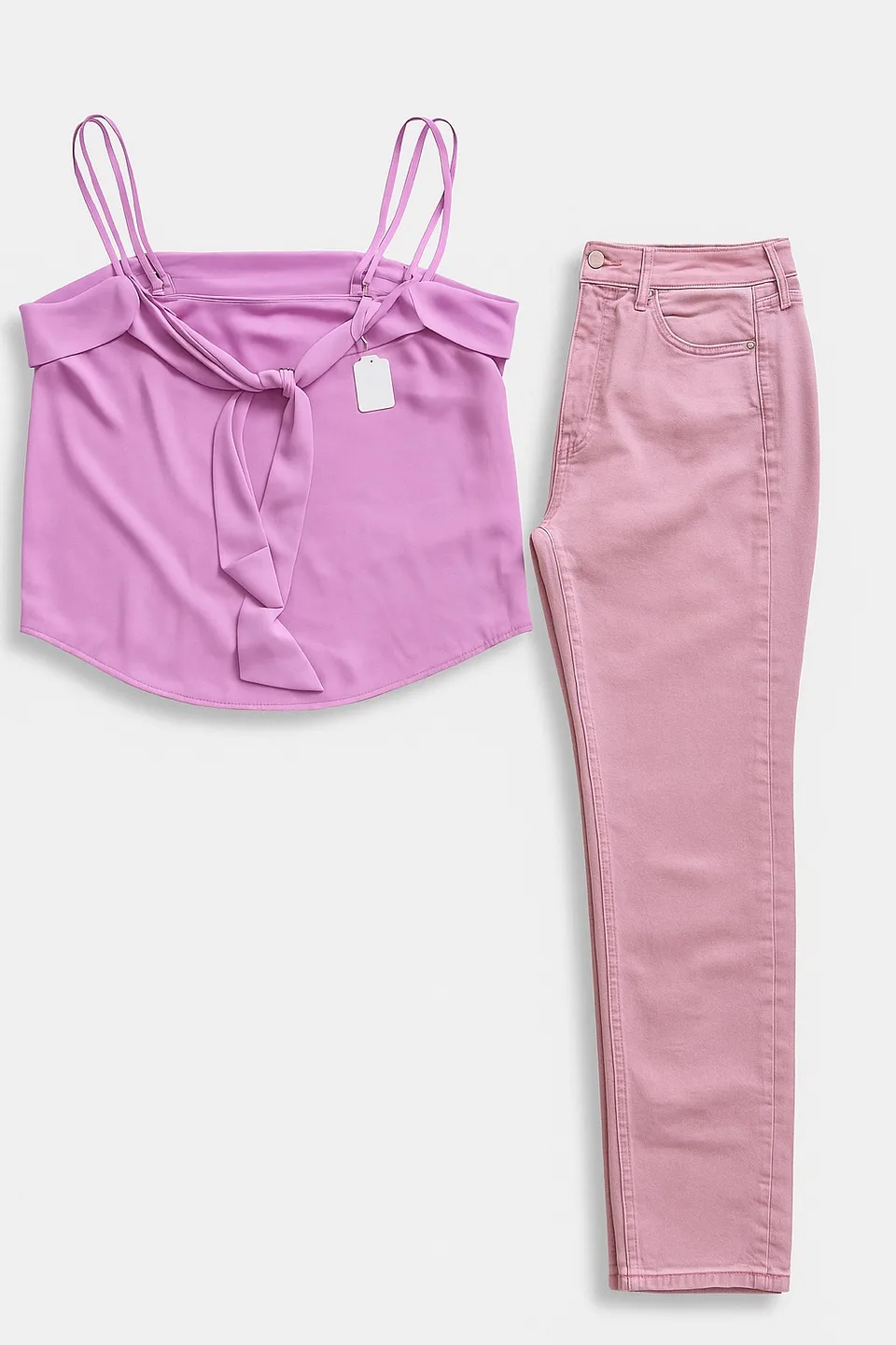 Pink Denim Jeans image indicator(3)