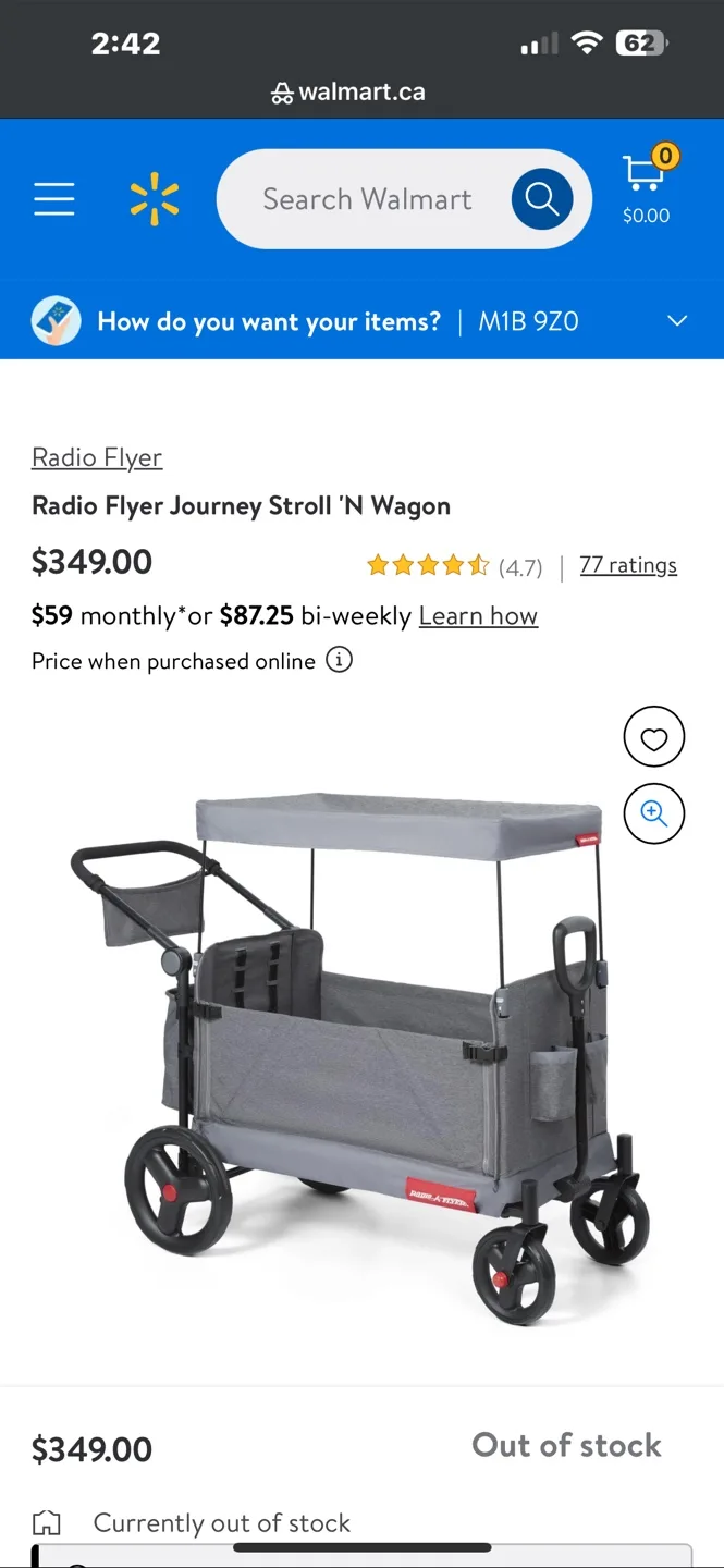 Radio Flyer Journey Stroll 'N Wagon thumbnail