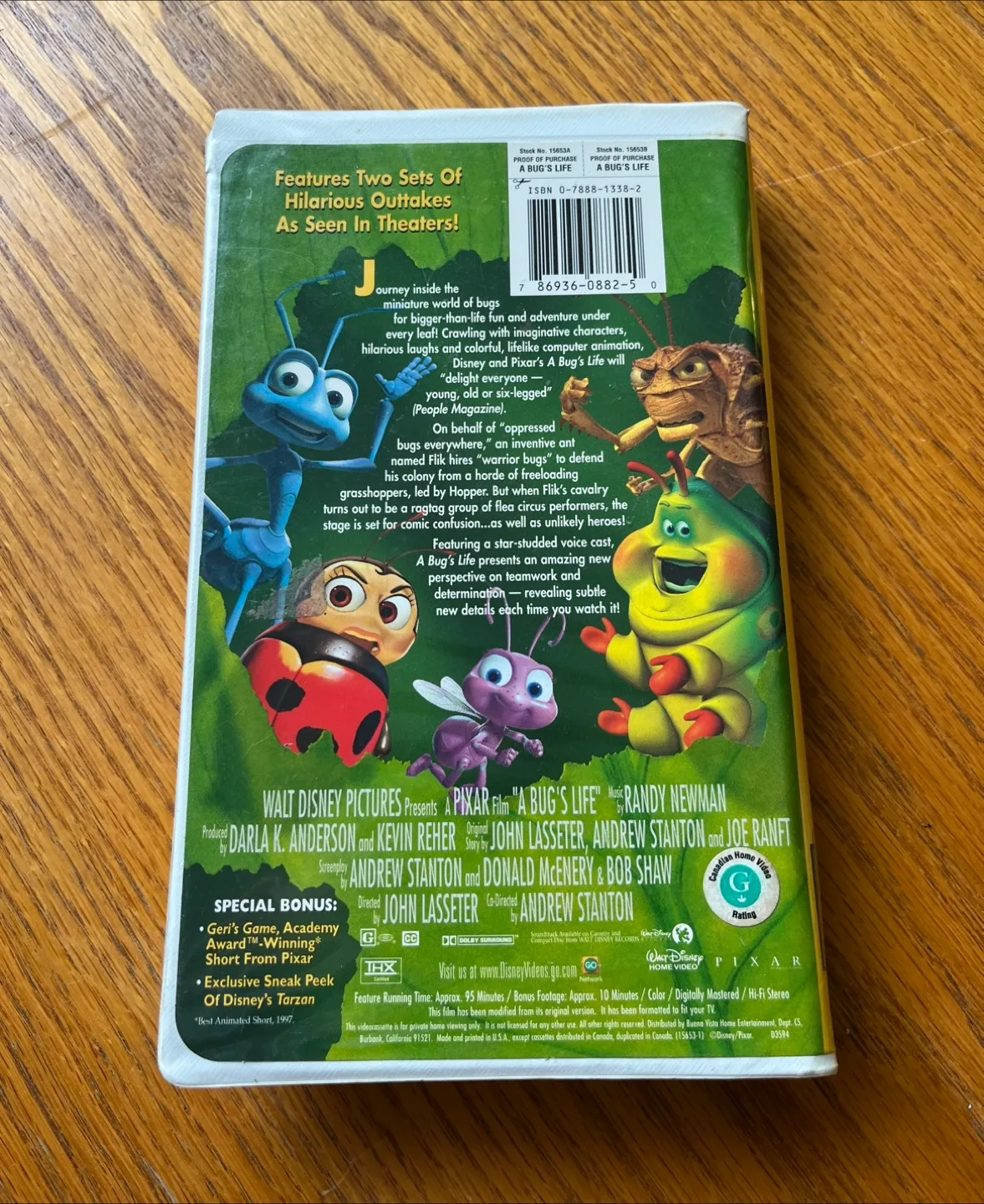 A Bug's Life VHS image indicator(2)