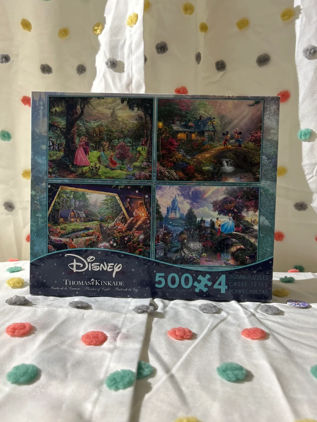 Disney Thomas Kinkade 500 Piece Jigsaw Puzzle thumbnail