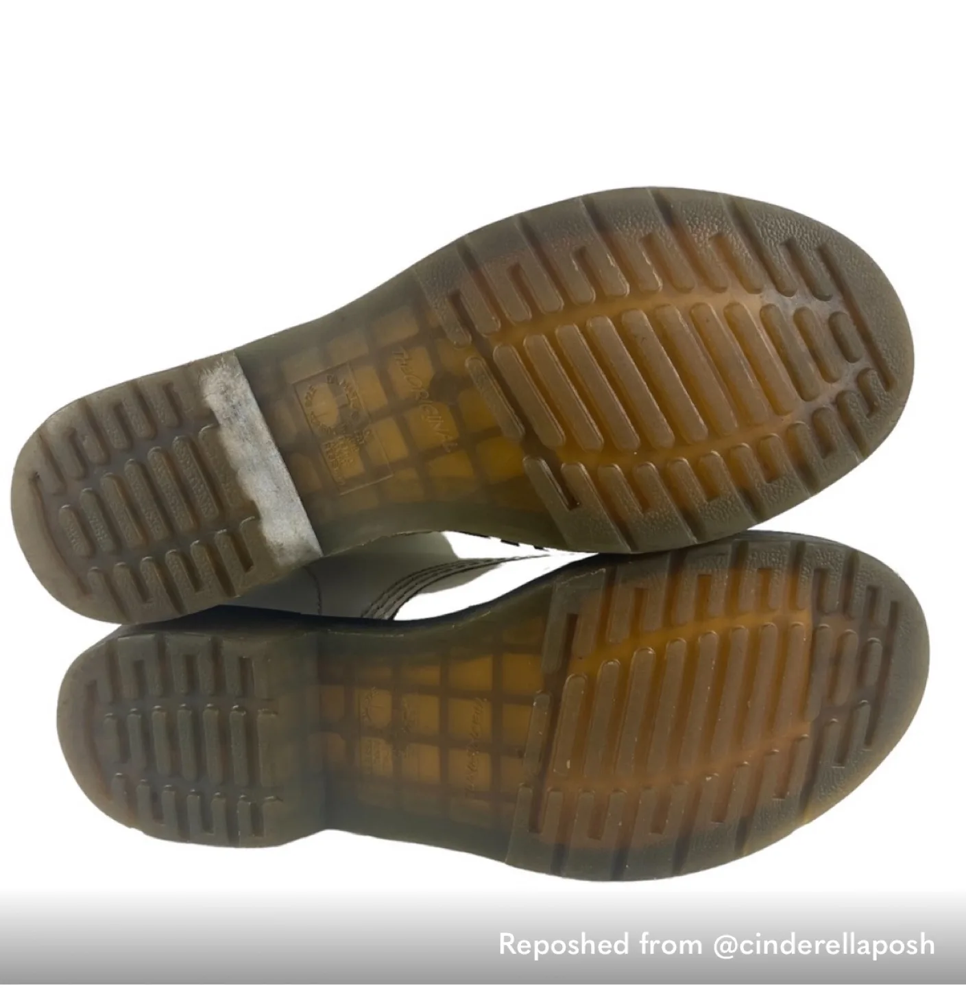 Dr. Martens White Lace Up Boots - US 11 womens image indicator(2)