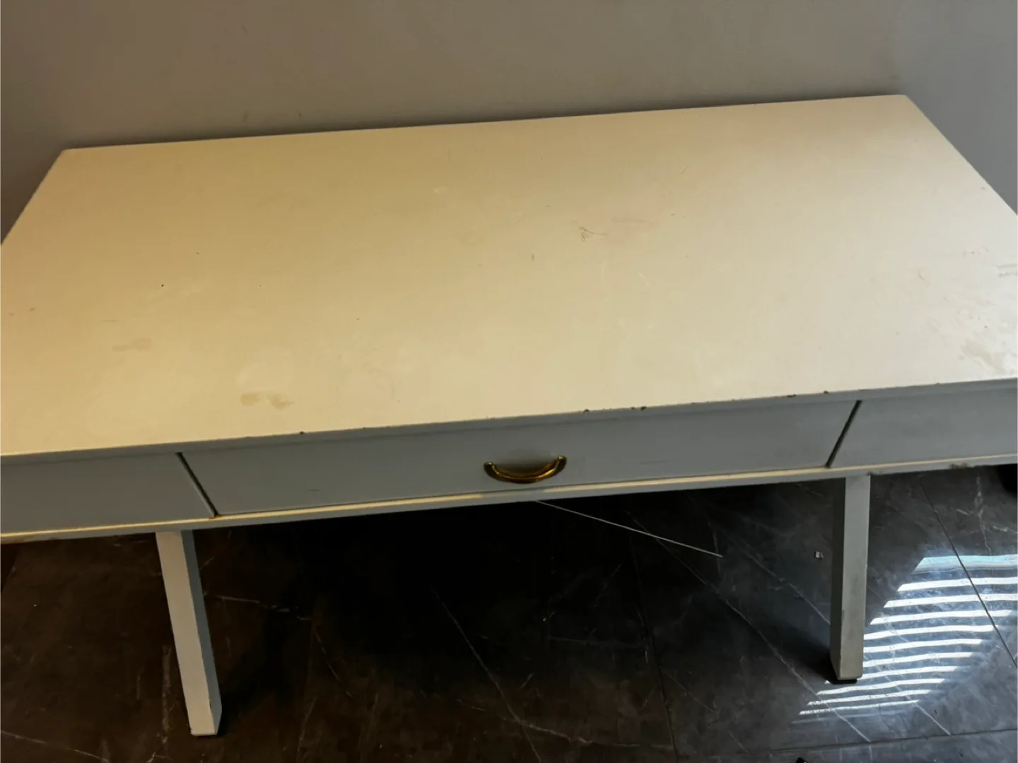 White desk with drawer/ vanity 110cmx50 cm image indicator(4)