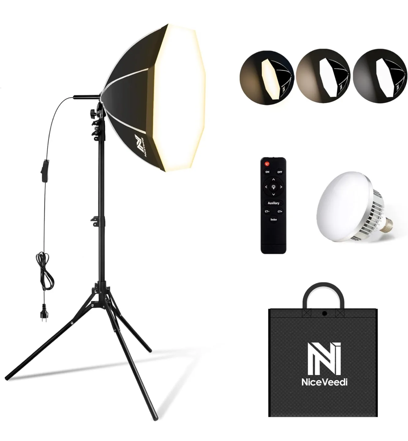 NiceVeedi Softbox Lighting Kit thumbnail