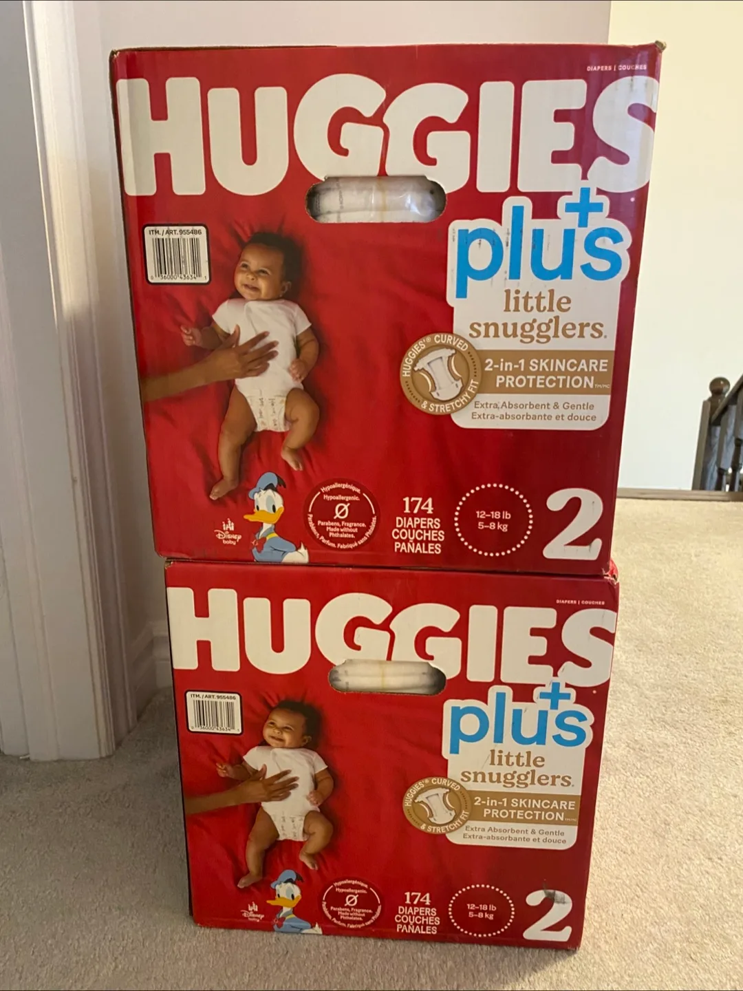 Huggies Plus Little Snugglers Size 2 Diapers thumbnail