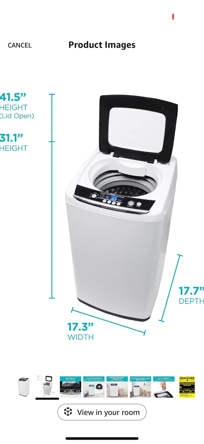 Black & Decker Portable Washing Machine - photo 3