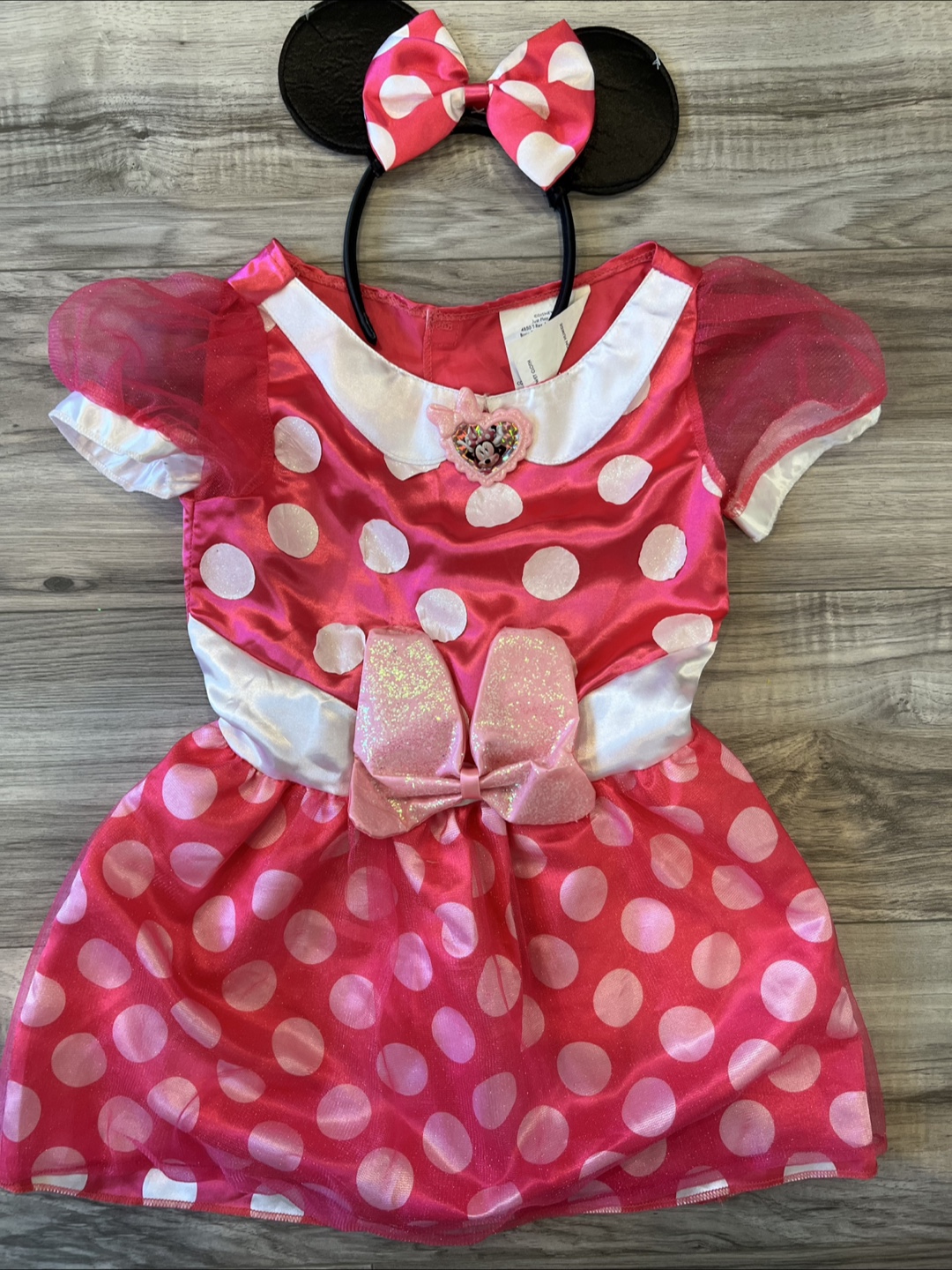 Minnie Mouse Costume Set 4-6 yrs old