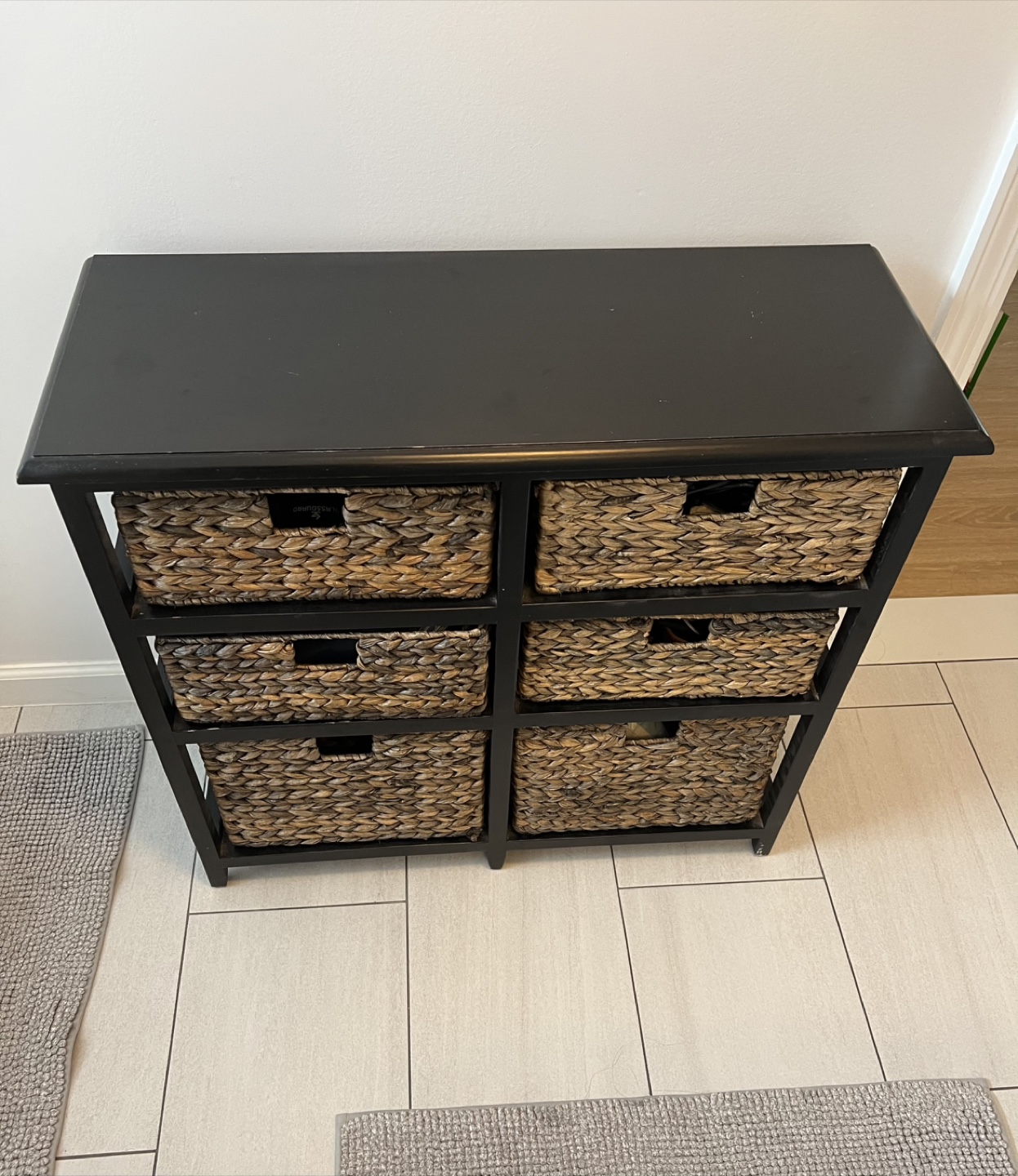 Pier One Drawers with Wicker Baskets