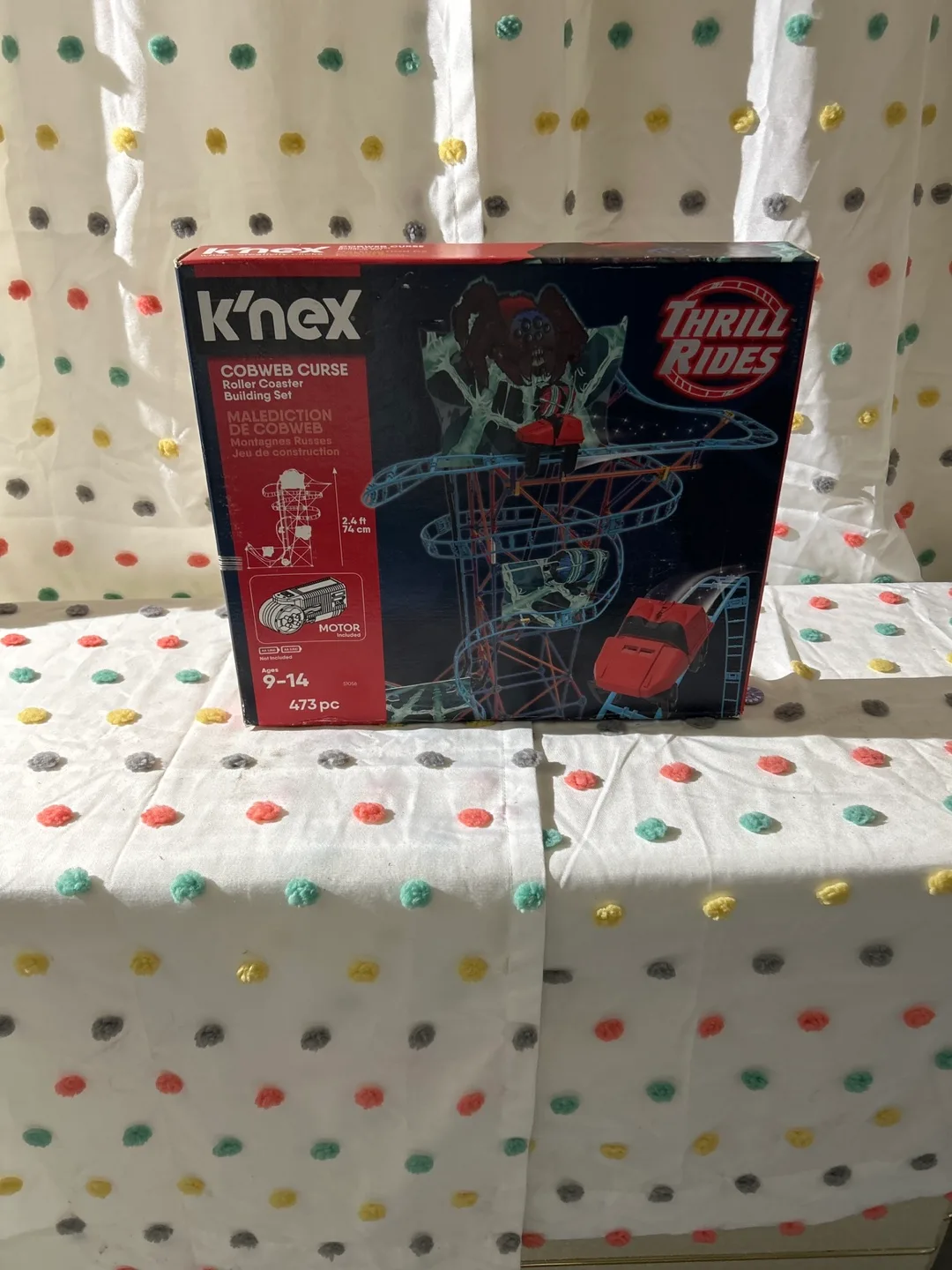 K'nex Cobweb Curse Roller Coaster Building Set thumbnail