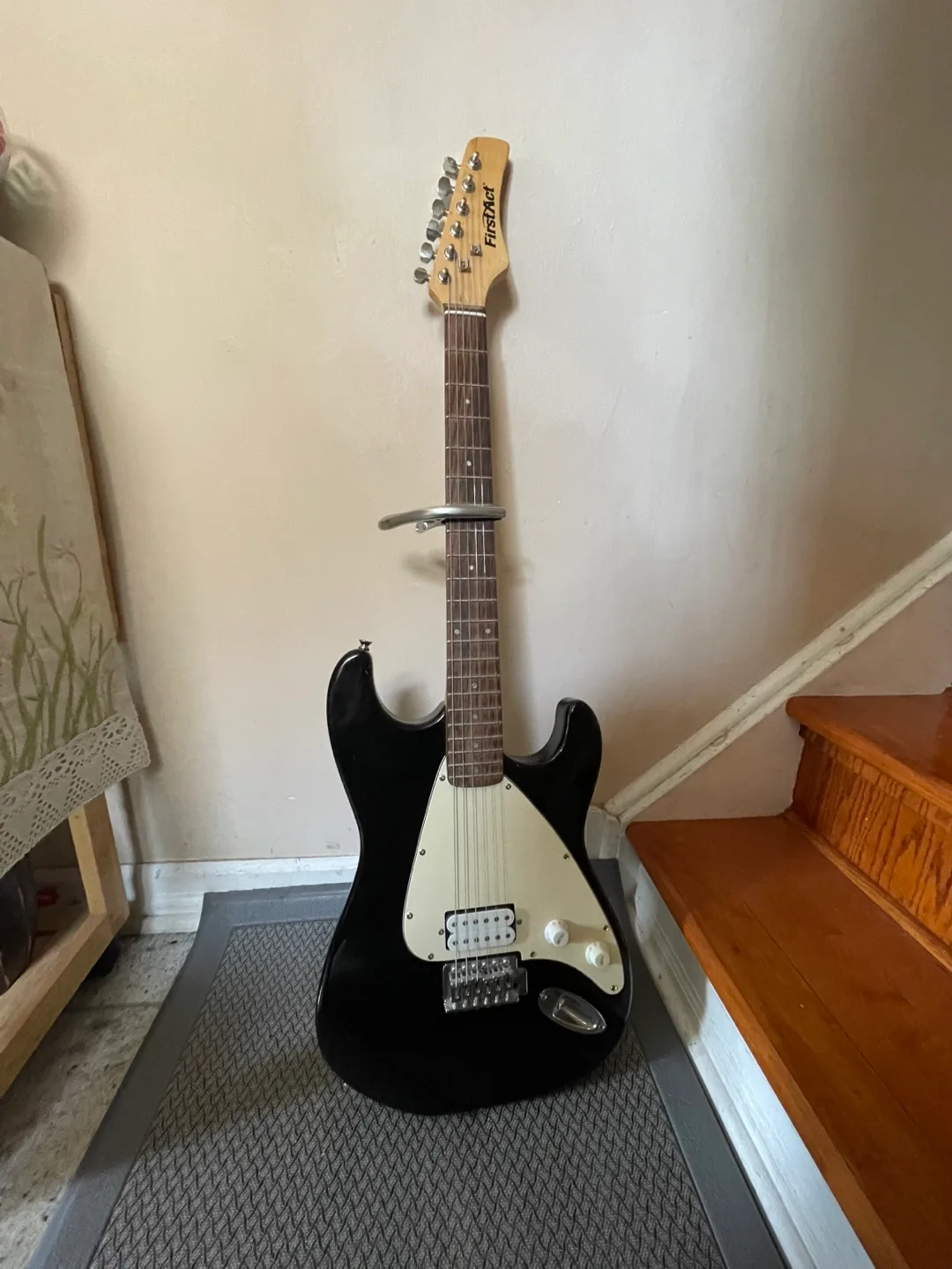 First Act Black Electric Guitar thumbnail