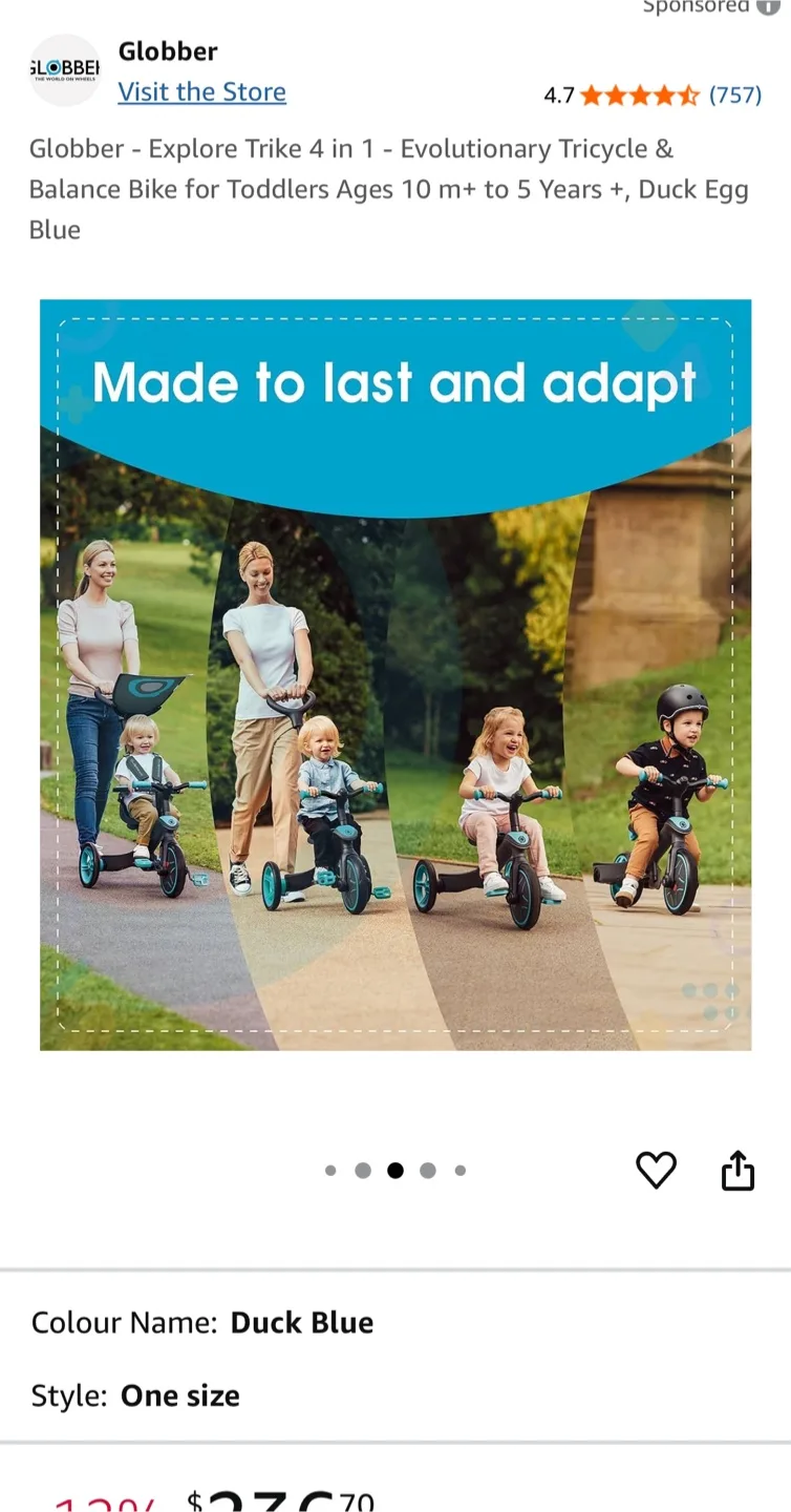 Globber - Explore Trike 4 in 1 image indicator(9)