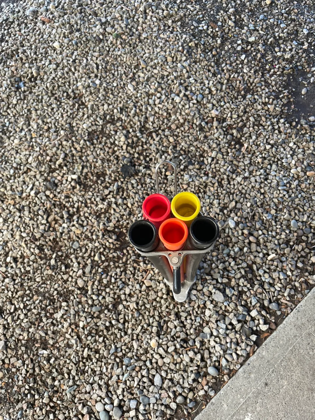 Pitch and Putt 5 club golf club caddy image indicator(2)