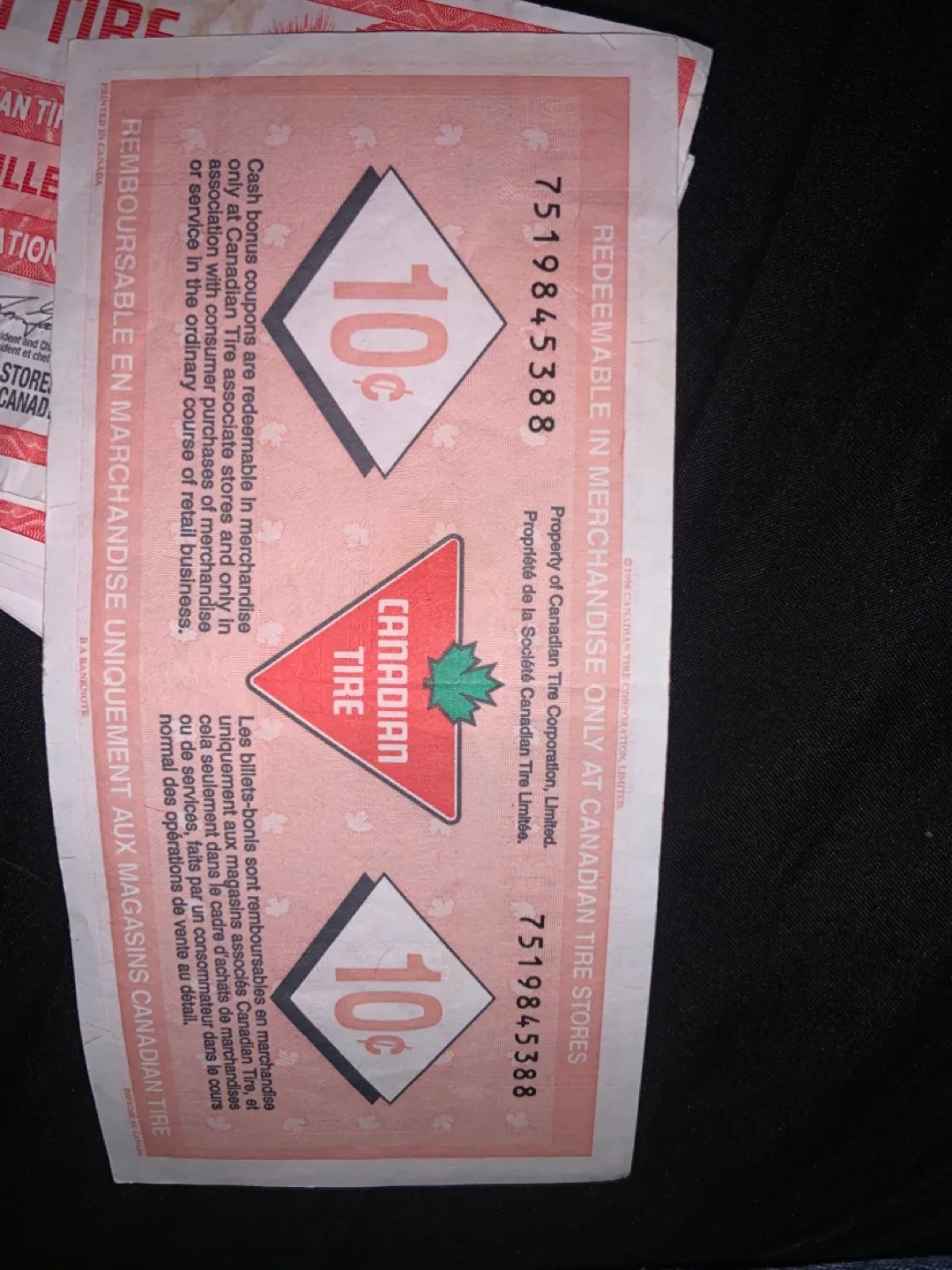 Canadian Tire Cash Bonus Coupons - 10c image indicator(2)