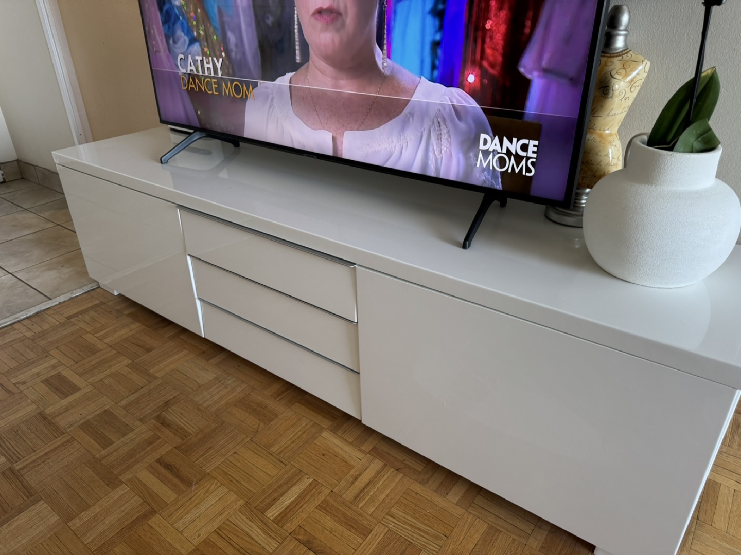 White TV Stand