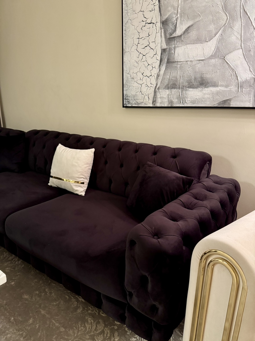Plush Sectional Sofa - photo 3