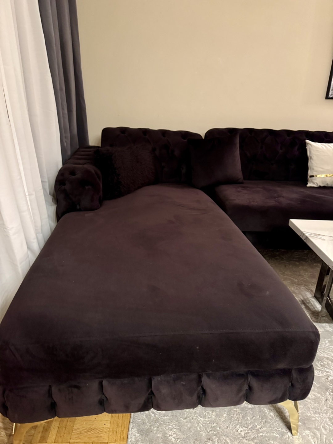 Plush Sectional Sofa - photo 2