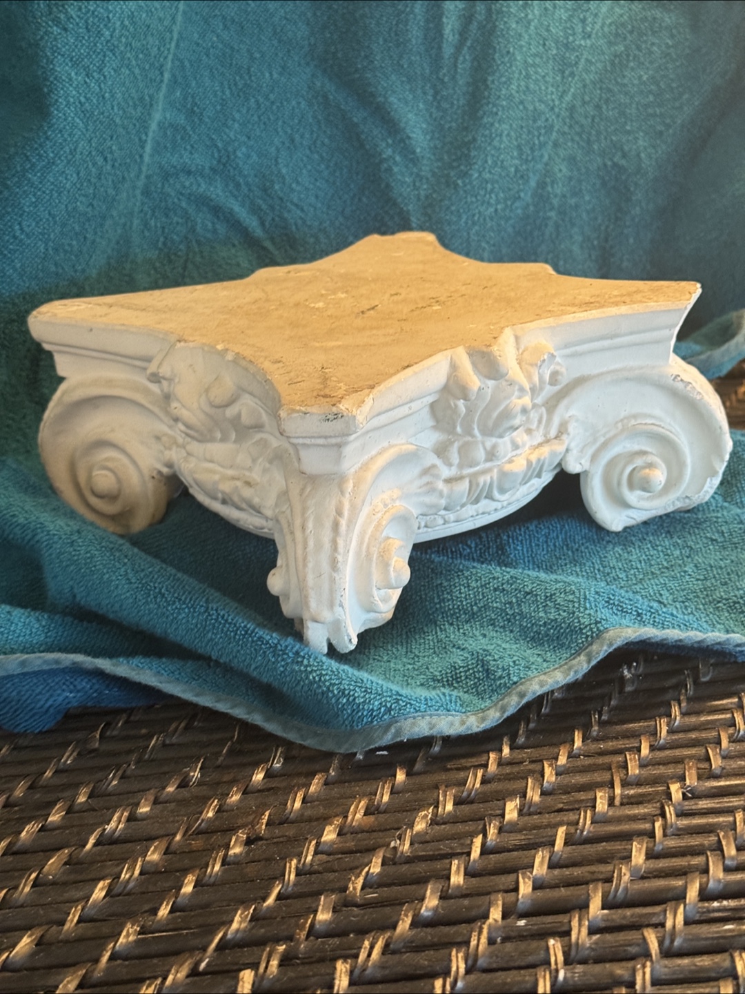 Vintage White Pedestal