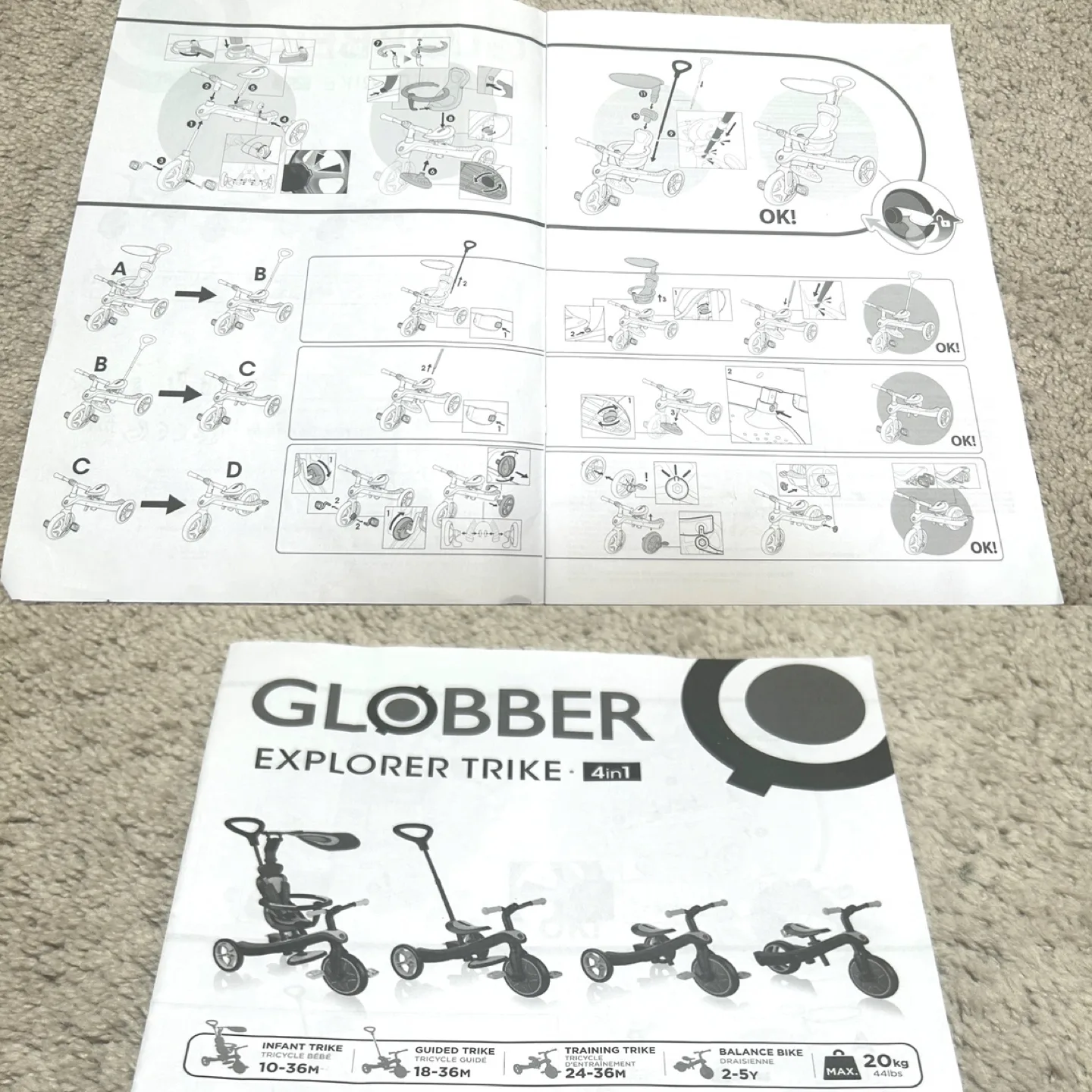Globber - Explore Trike 4 in 1 image indicator(7)