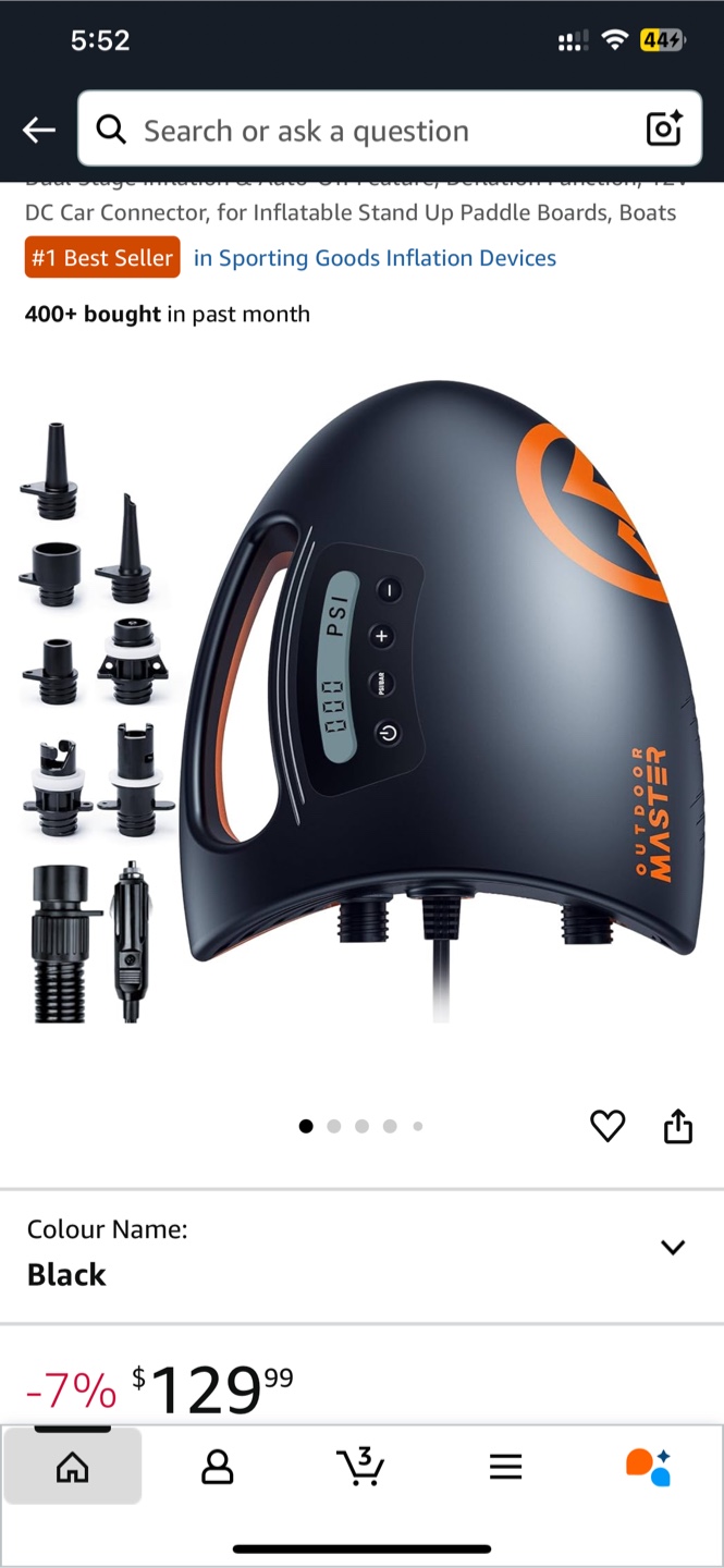 Outdoor Master Electric Air Pump