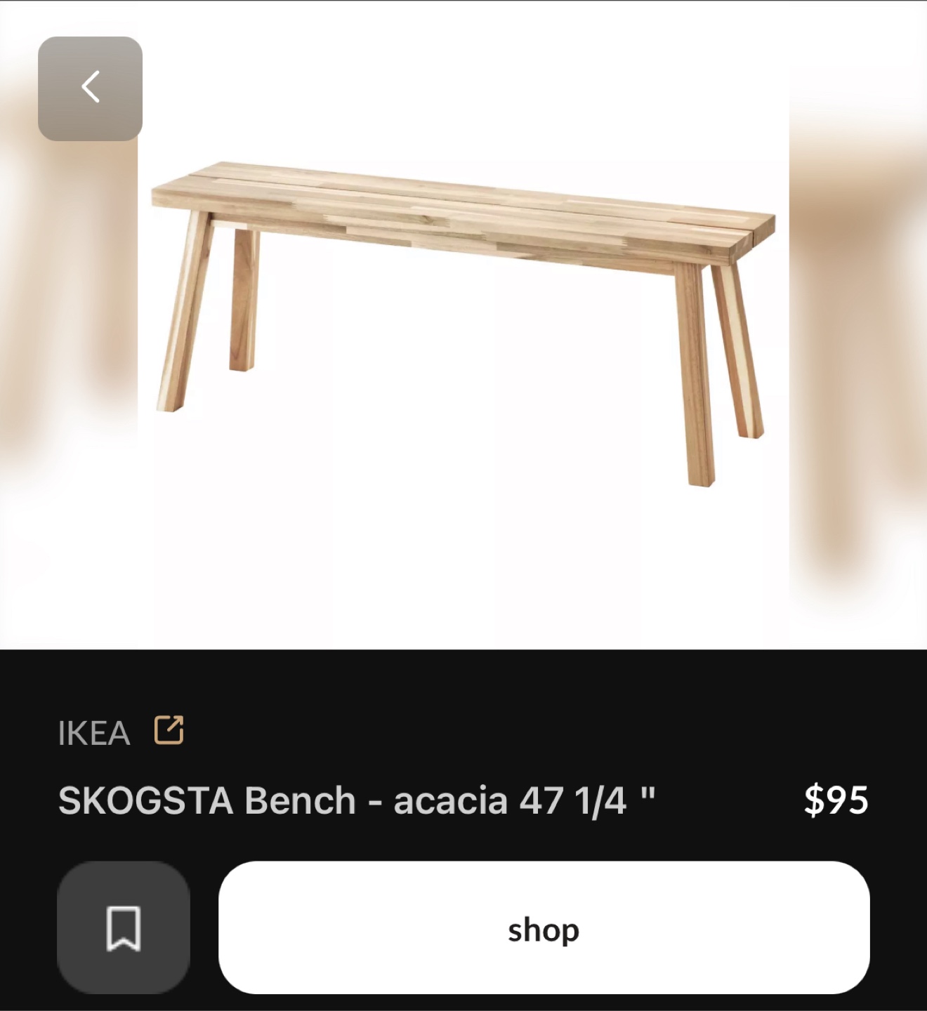 Matching shelf and bench - photo 4