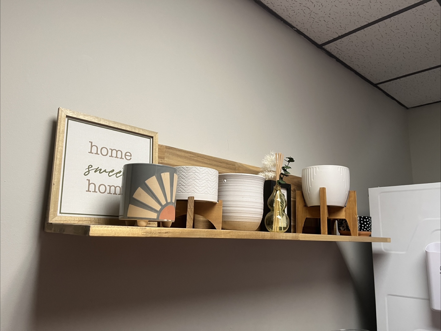 Matching shelf and bench