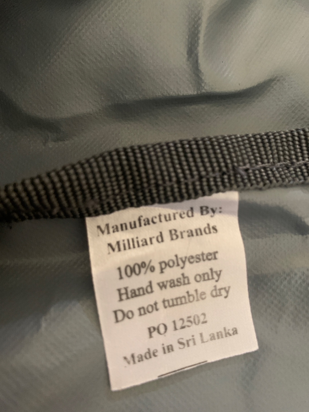 Grey Outdoor Bean Bag Cover