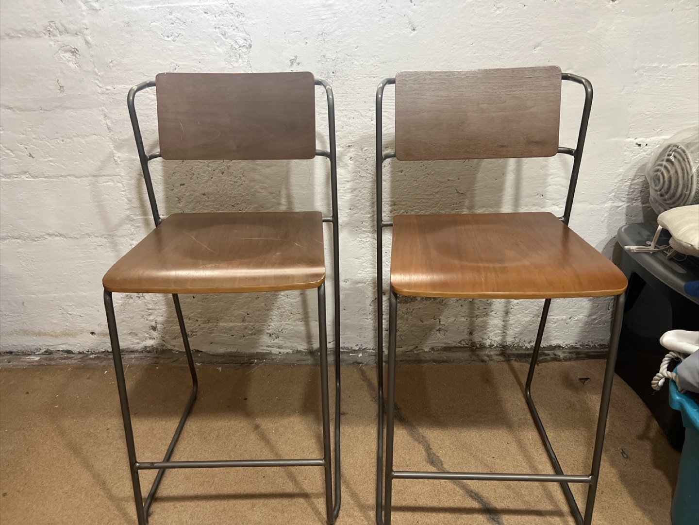 Set of Two Bar Stools