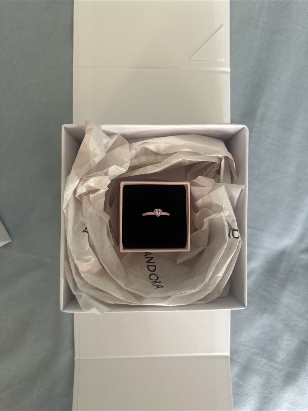 Pandora Pink Chakra Heart Ring