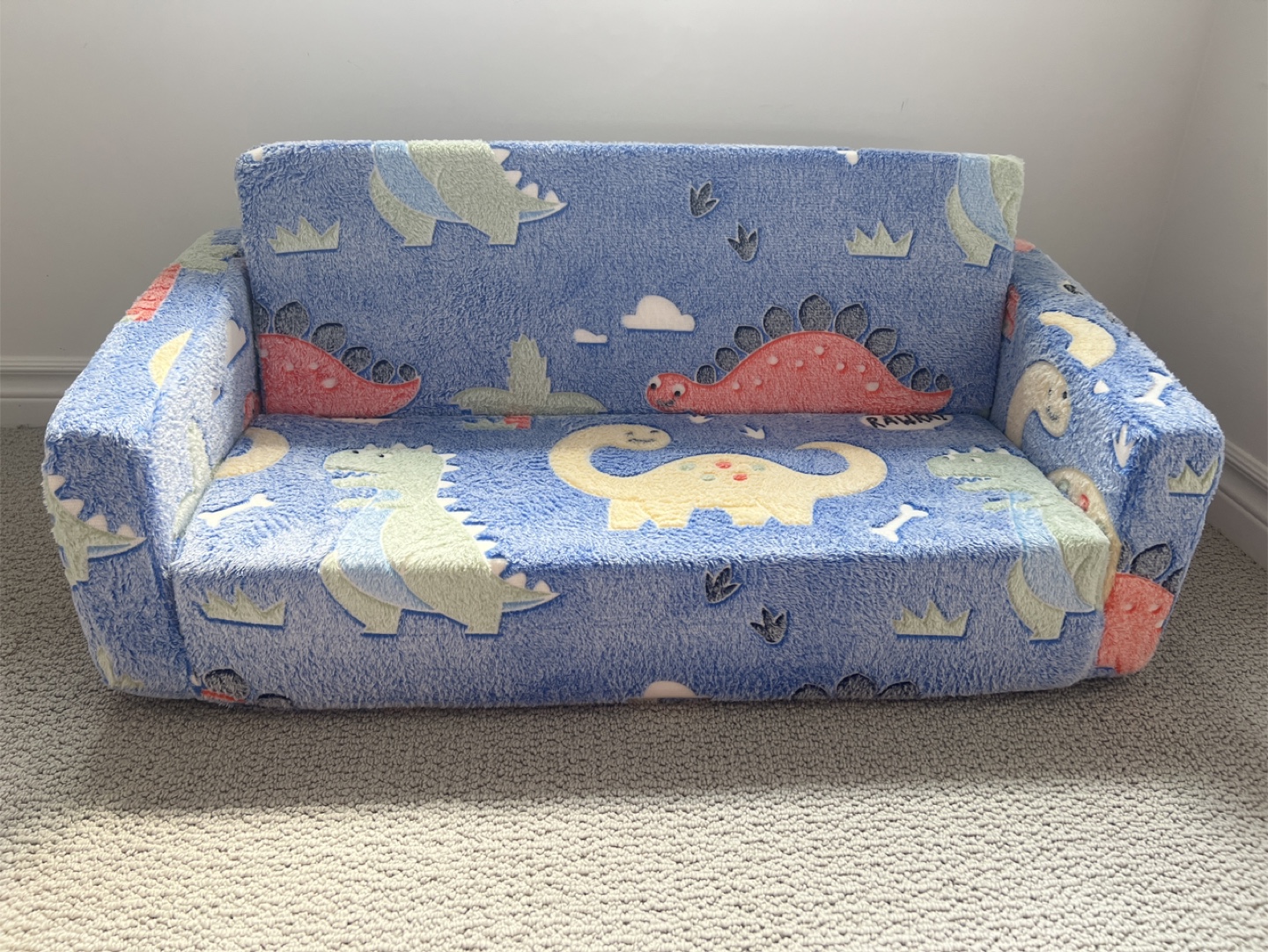Child's Foldable Dinosaur Couch