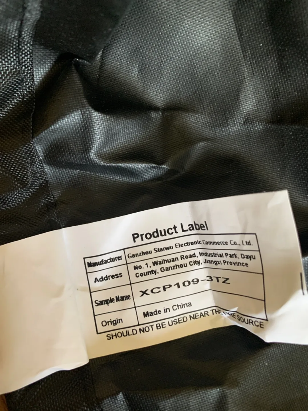 Black Waterproof Cover image indicator(2)