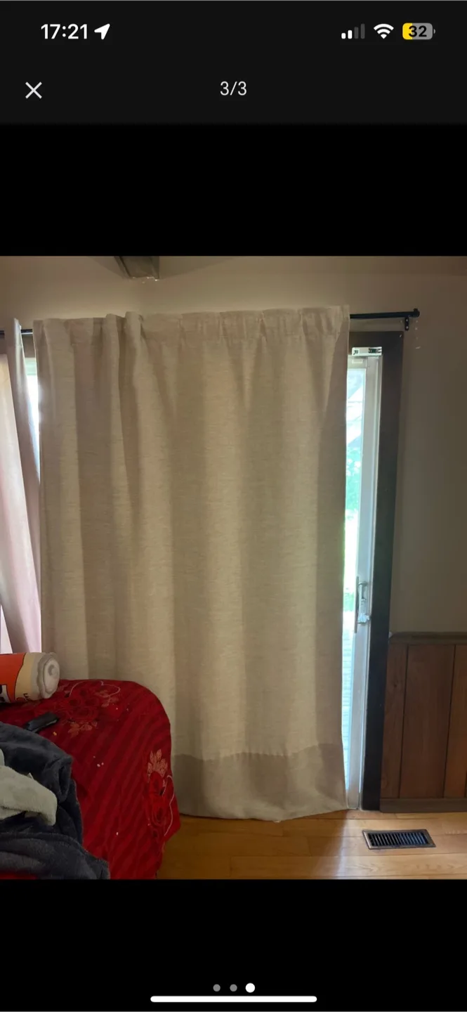 Grey  Curtains total x6 or make a offer thumbnail