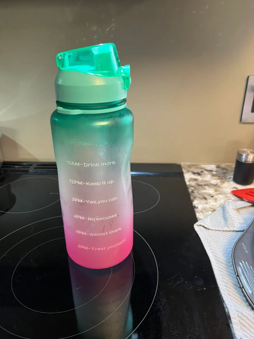 Water Bottle with Time Markers thumbnail