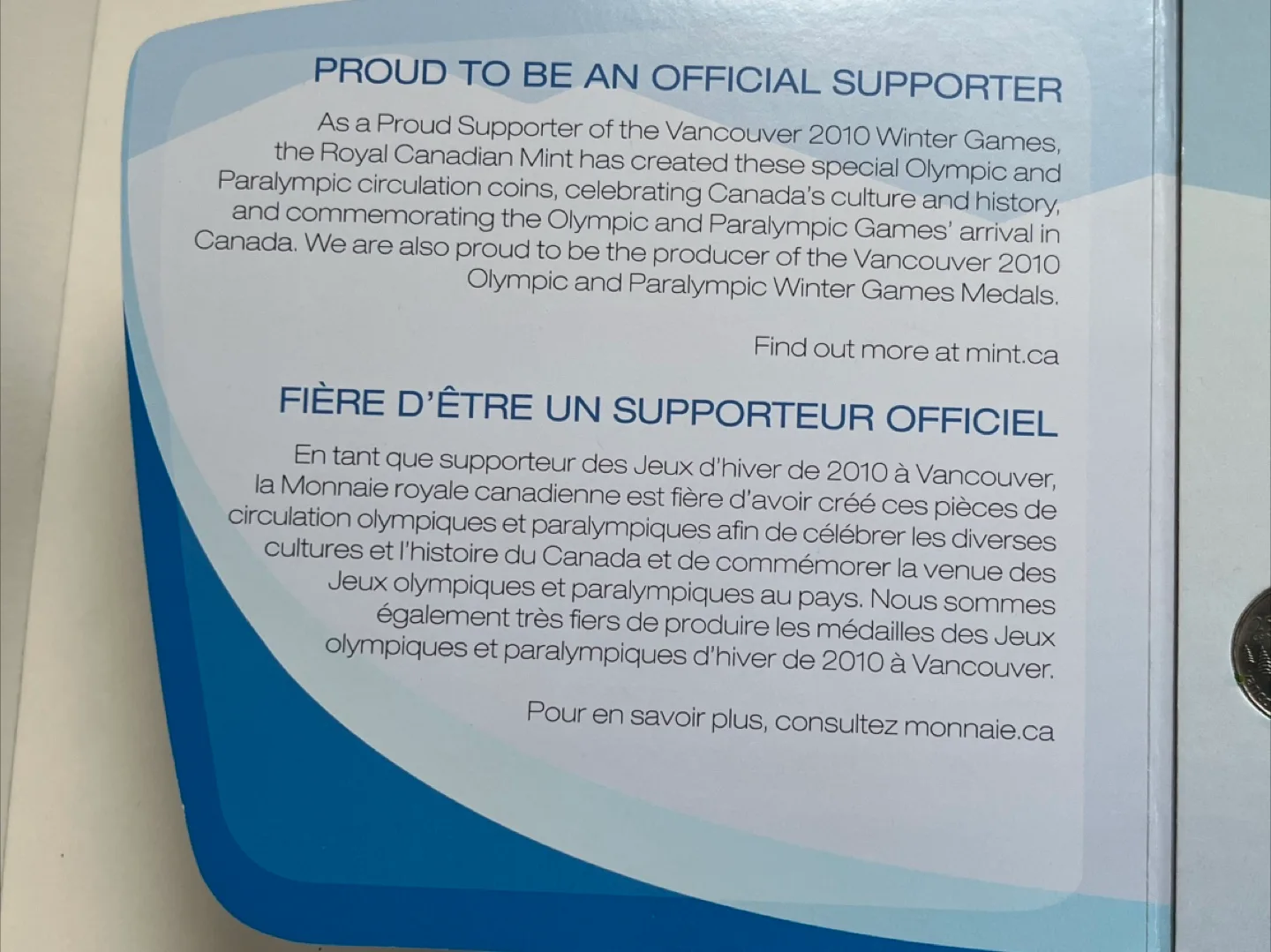 Vancouver 2010 Olympic Winter Games Coin Collection image indicator(3)