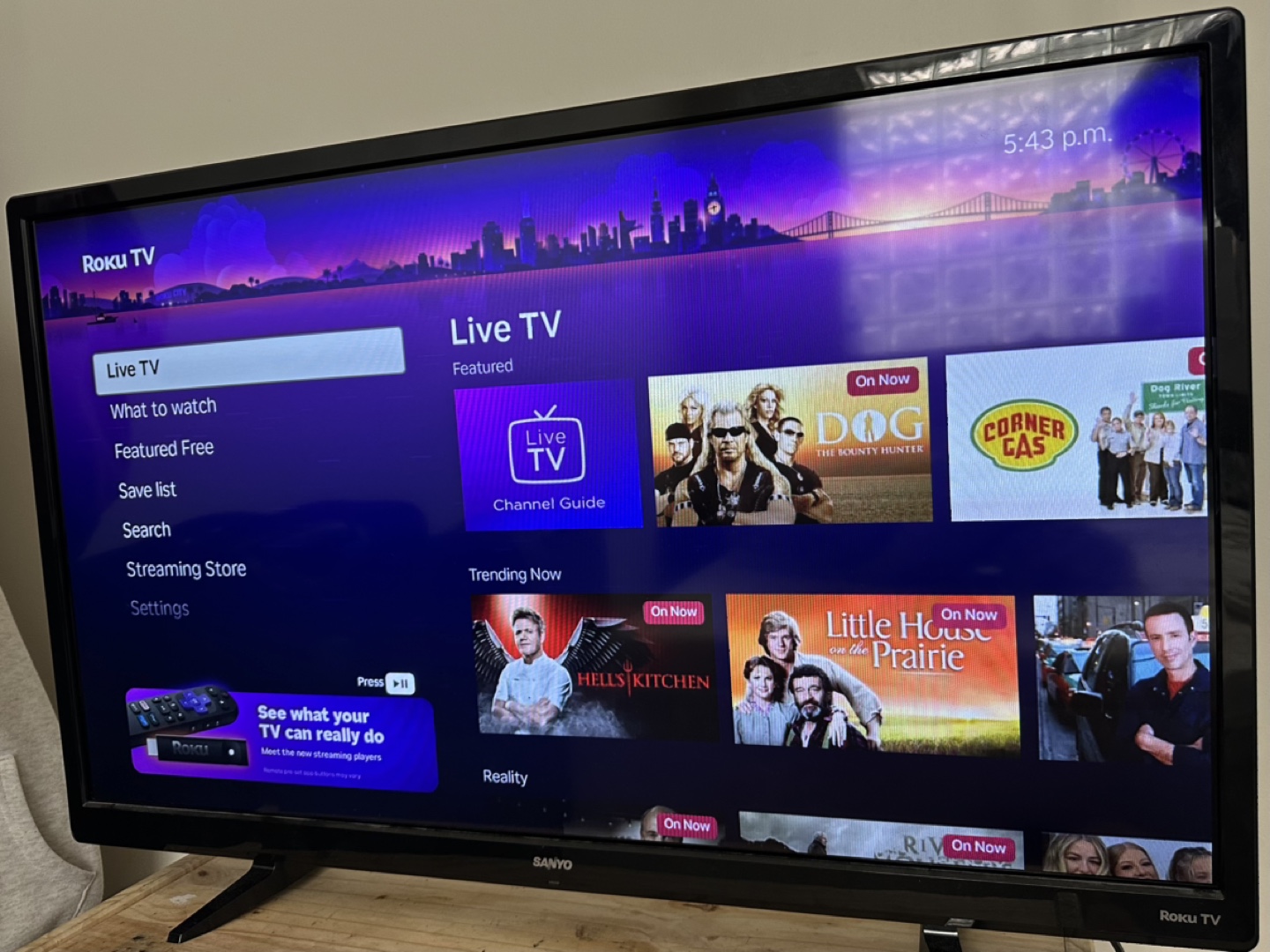 Sanyo Roku TV, 32” - photo 2