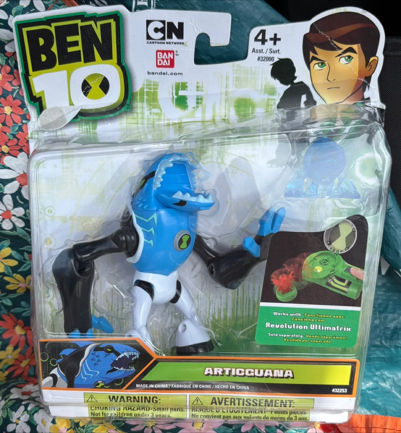 Ben 10 Ult. Alien Articguana Collectable Action Figure Bandai thumbnail