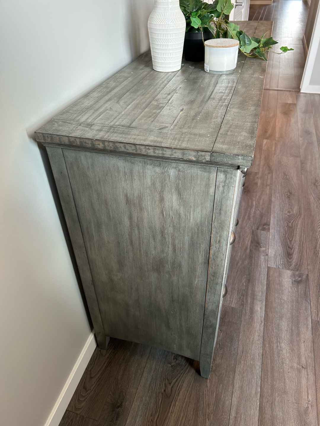 Urban Barn Grey Dresser with Drawers - photo 3
