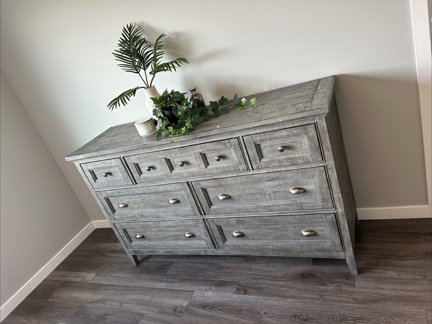 Urban Barn Grey Dresser with Drawers