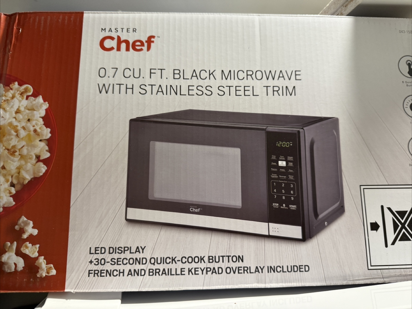 Master Chef Black Microwave - photo 3