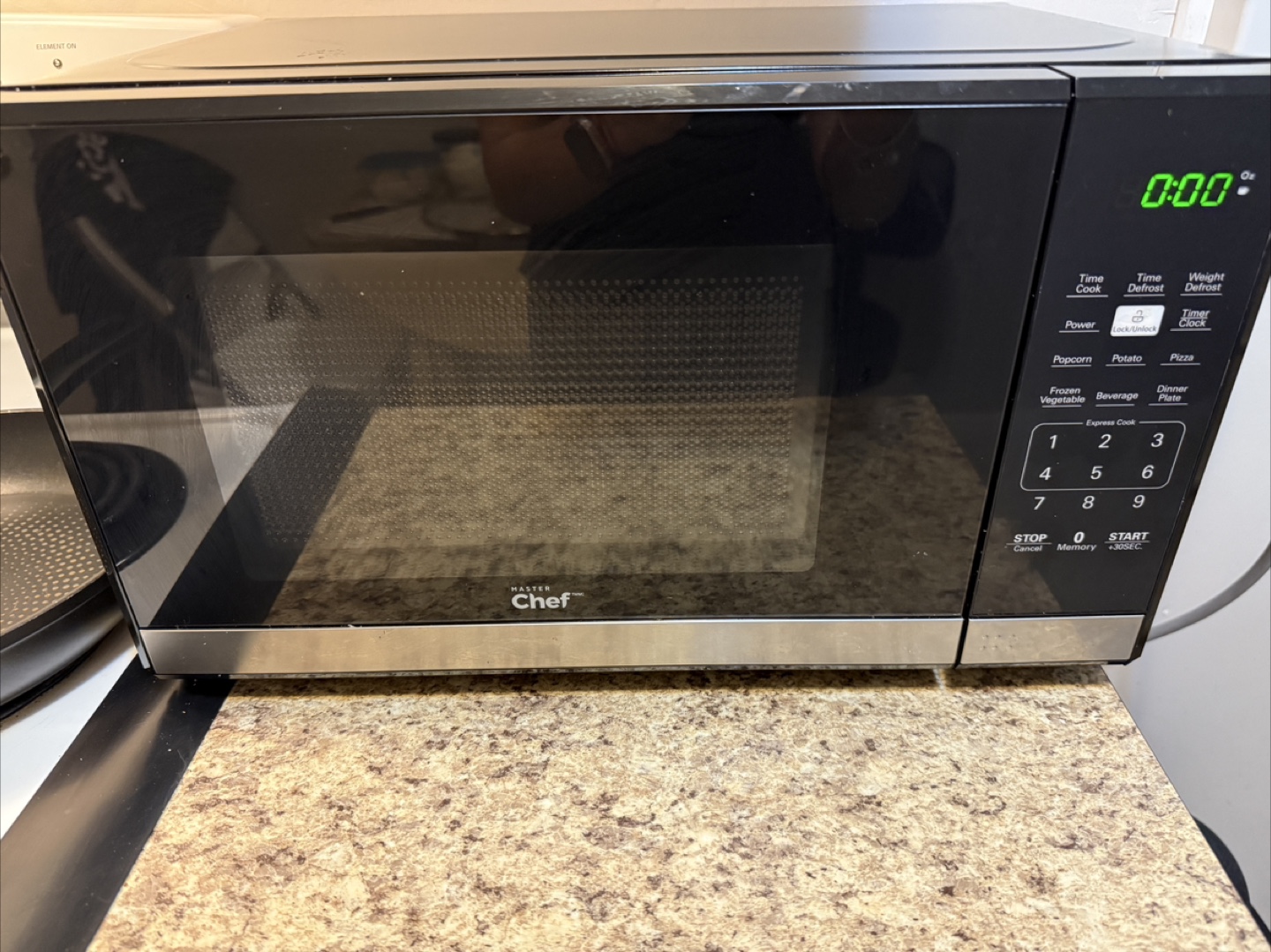 Master Chef Black Microwave