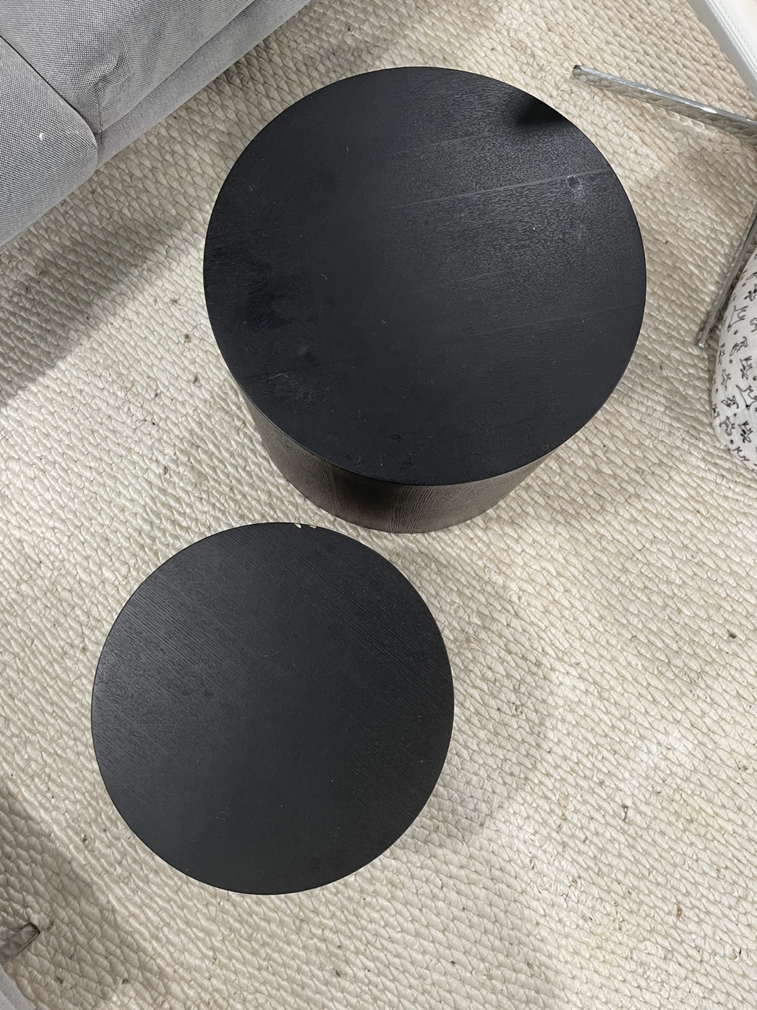 Black Round Coffee Tables