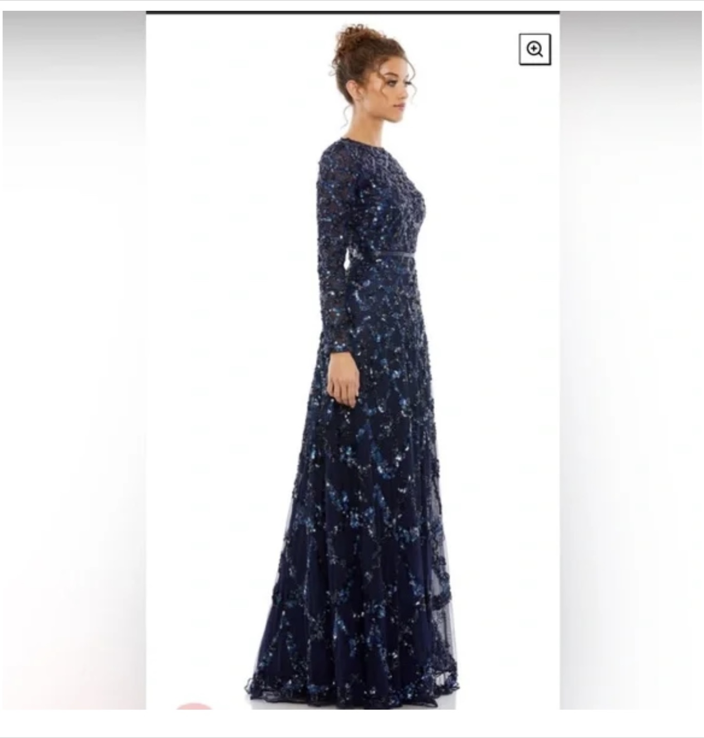 MacDuggal Long Sleeve Gown Size 10
